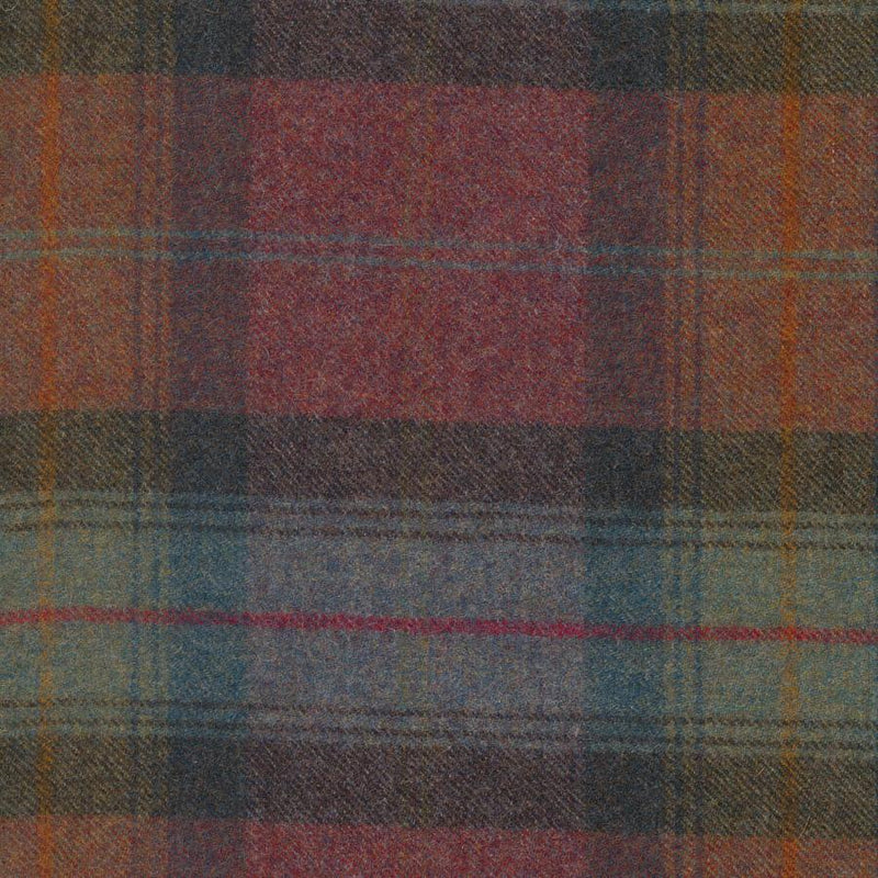 Kintyre, Plaid Moorland Heather, Upholstery Fabric