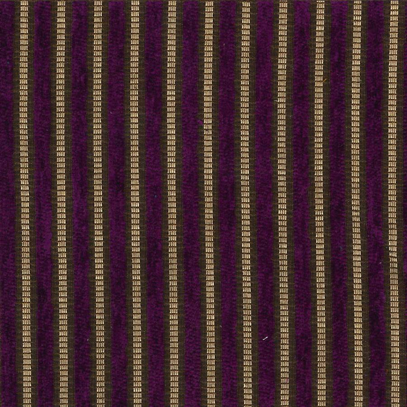 End of Line - Mexico, Stripe Mulberry, Upholstery Fabric