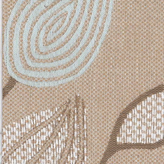 End of Line - Alpha, Floral Beige, Upholstery Fabric