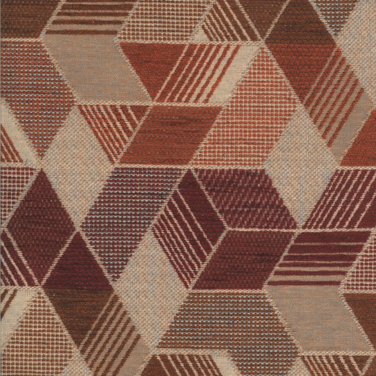 Causeway Geo Wine/Rust