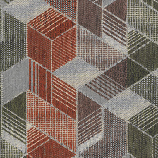 Causeway Geo Green/Burnt Orange