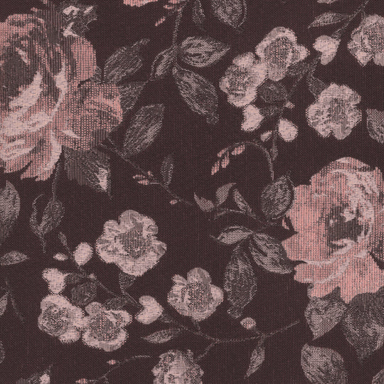 Devon Floral Mulberry, Upholstery Fabric 