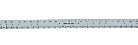 Aluminium Rule 36" Imperial & Metric