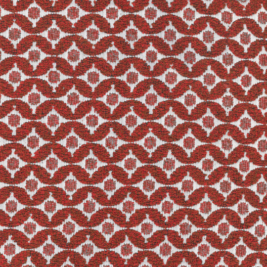 Venice, Trellis, Brick, Upholstery Fabric