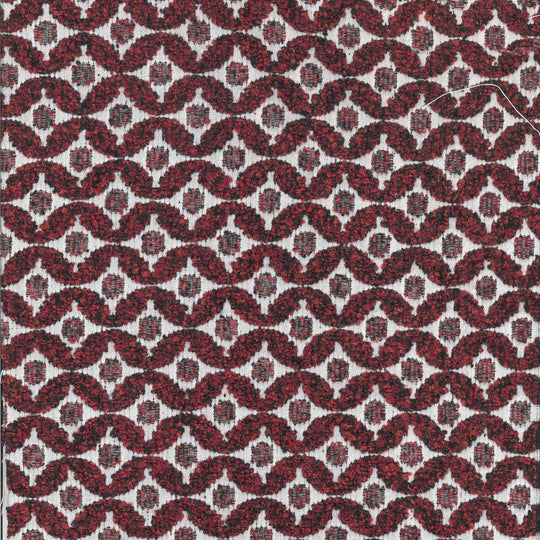Venice, Trellis, Wine, Upholstery Fabric