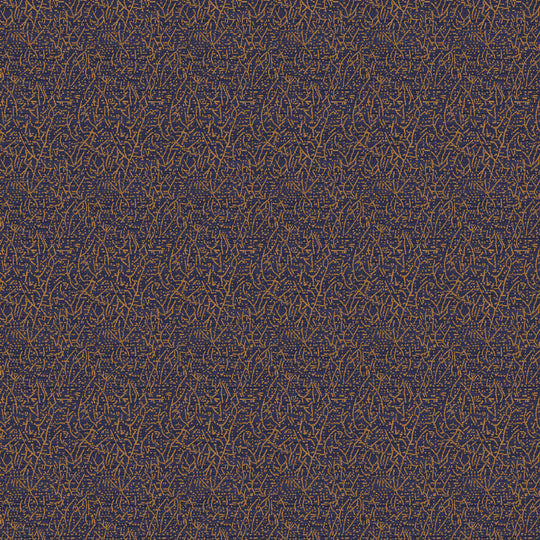Verona, Crackle, Navy/Gold, Upholstery Fabric