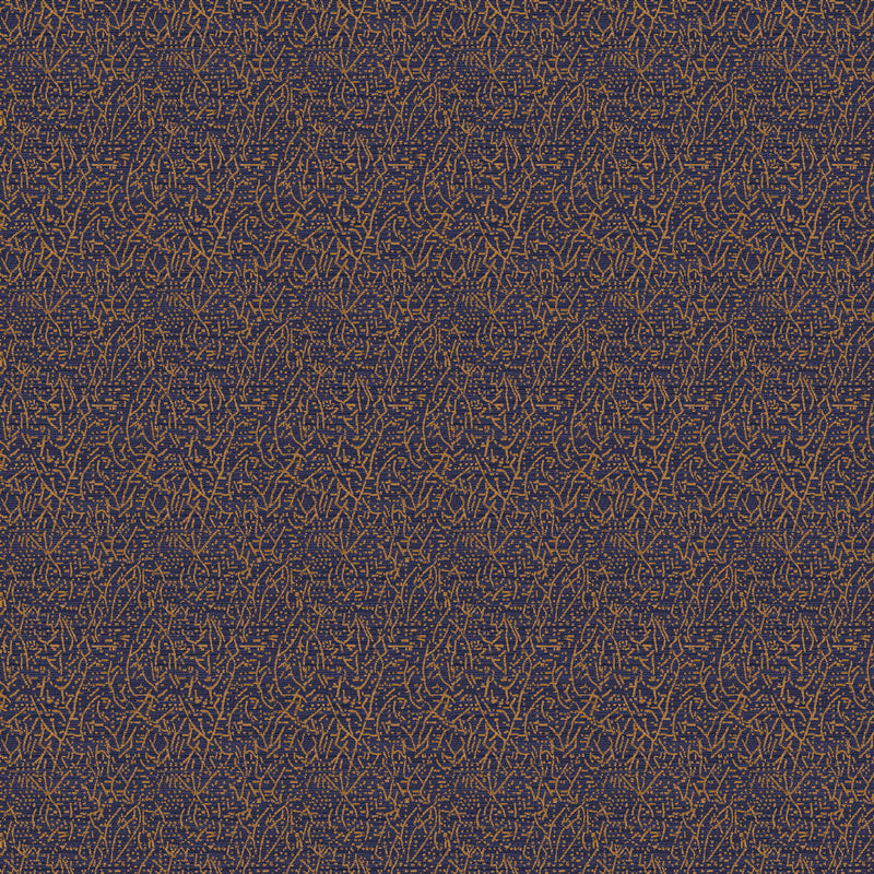 Verona, Crackle, Navy/Gold, Upholstery Fabric