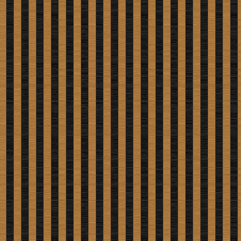 Verona, Stripe, Black/Gold, Upholstery Fabric