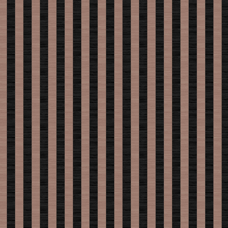 Verona, Stripe, Black/Taupe, Upholstery Fabric