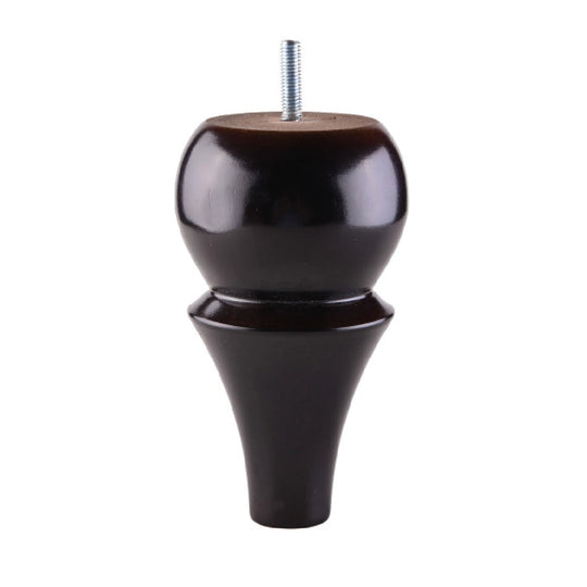 W435 Foot Dark Walnut - H:150mm W:85mm