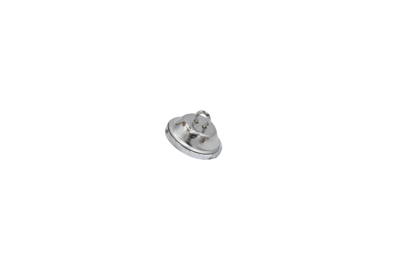 Clear Glass Buttons - Wire Backs 20mm