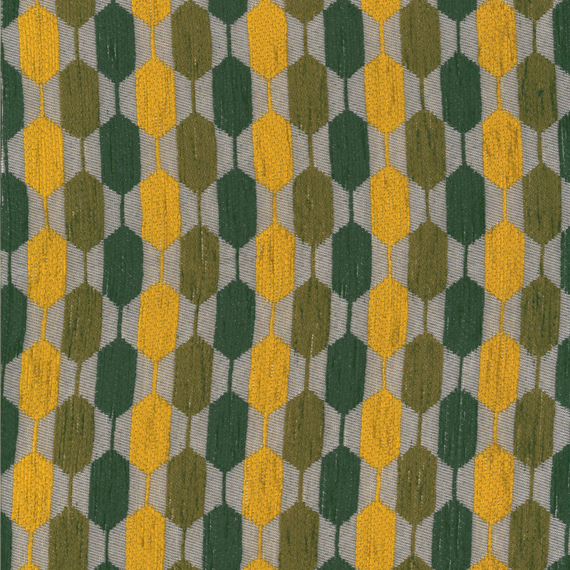 Galway, Rubik Forest/Gold, Upholstery Fabric