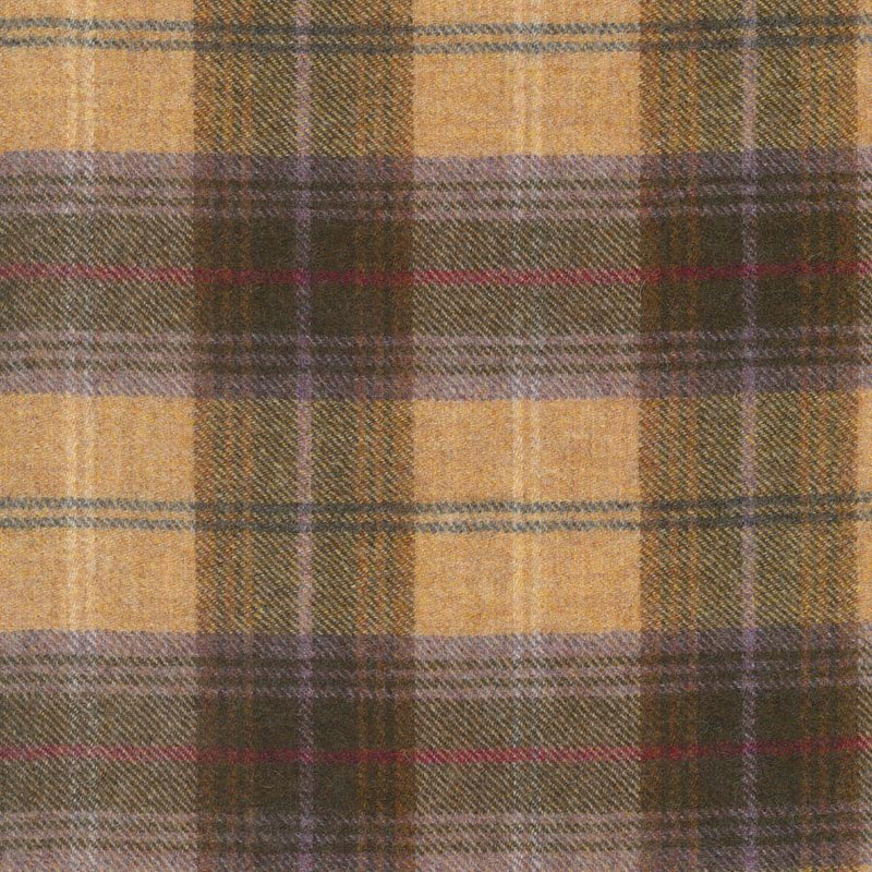 Kintyre, Plaid Spun Honey, Upholstery Fabric