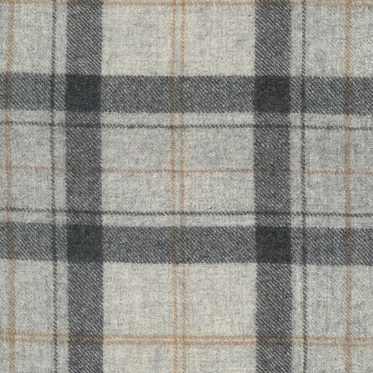 Kintyre, Plaid Winter Sky, Upholstery Fabric