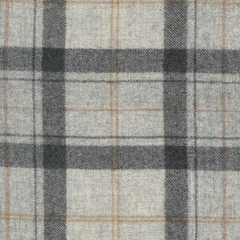 Kintyre, Plaid Winter Sky, Upholstery Fabric