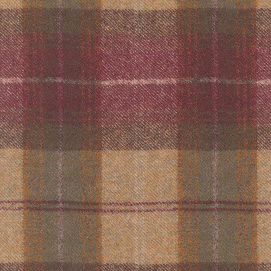 Montrose, Plaid Autumn Berry, Upholstery Fabric