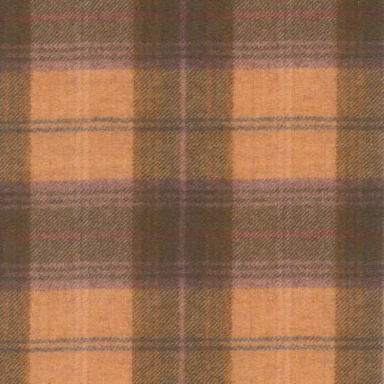 Montrose, Plaid Spun Honey, Upholstery Fabric