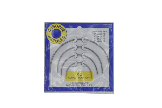 Curved Round Point Needle Kit K-3