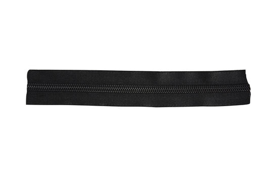 No.3 Black Zipper 250M (Roll)