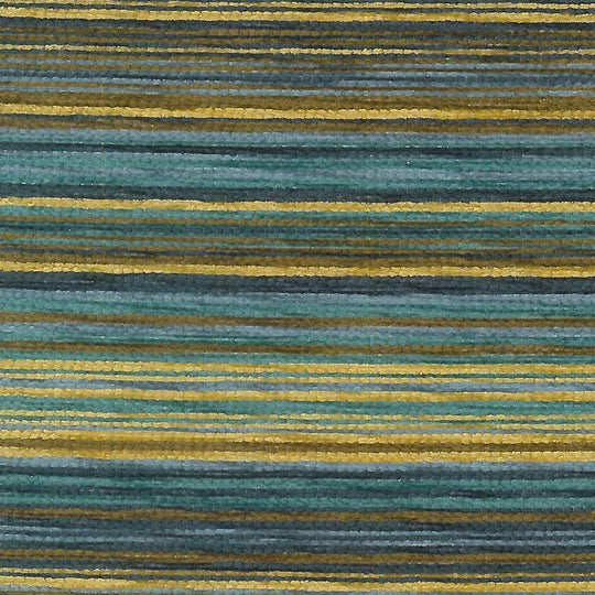 Nadia, Stripe Canary Blue, Upholstery Fabric