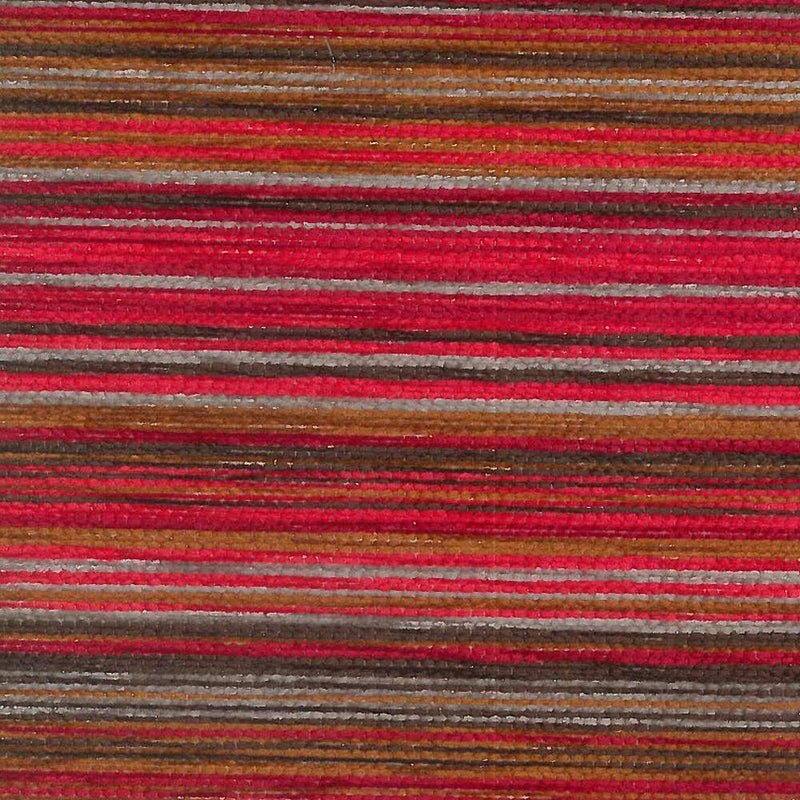 Nadia, Stripe Red, Upholstery Fabric
