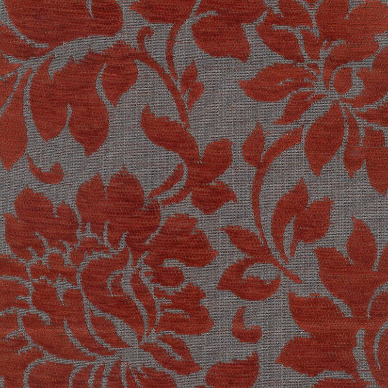 Sapphire, Floral Brick, Upholstery Fabric