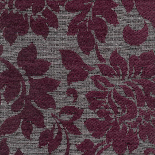 End of Line - Sapphire, Floral Mulberry, Upholstery Fabric