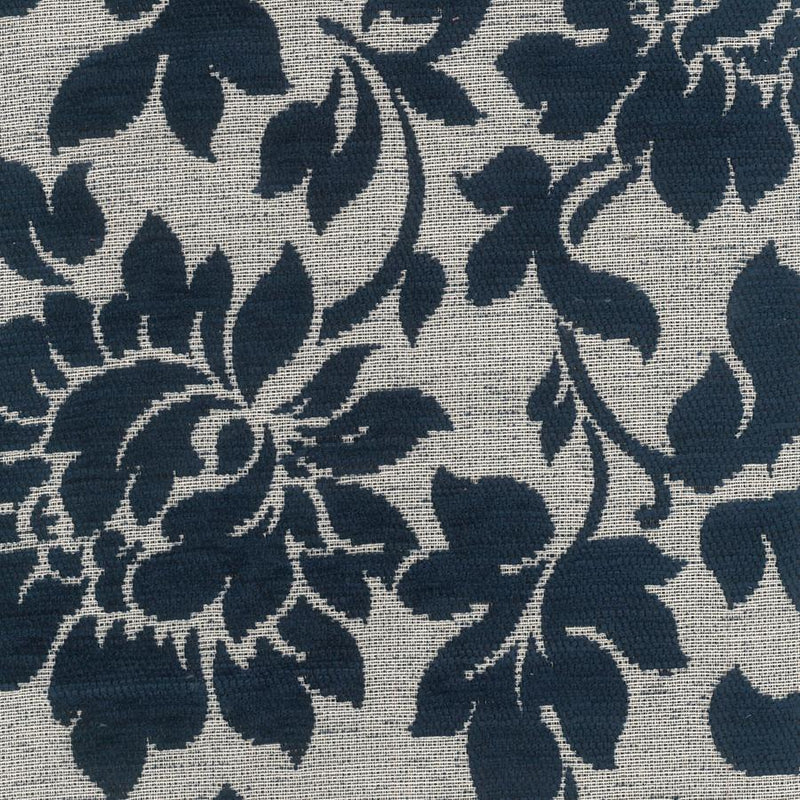 Sapphire, Floral Navy, Upholstery Fabric