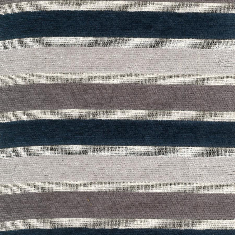 End of Line - Sapphire, Stripe Navy, Upholstery Fabric