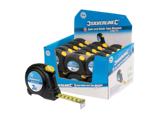 Silverline Auto Blade Lock Tape 3m / 10ft x 16mm (Single)