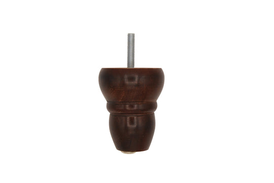W138 Foot Mahogany - H:80mm W:65mm