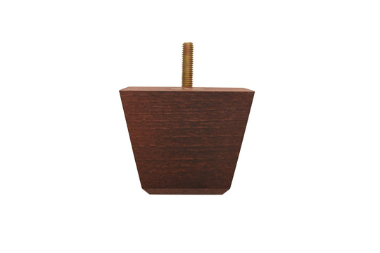 W404 Foot Mahogany - H:65mm W:80mm