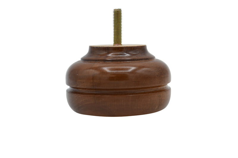 W87 Foot Teak (Emily) - H:55mm W:85mm