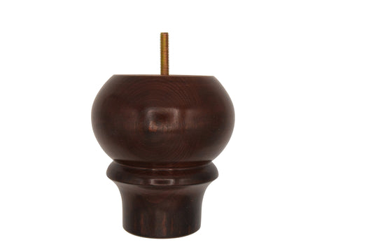 Geneva Foot Mahogany - H:130mm W:110mm