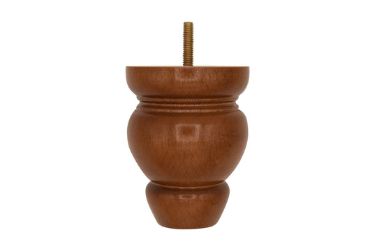 Pendlebury Back Leg Teak - H:110mm W:80mm