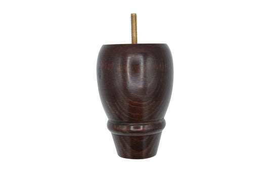 Pendlebury Front Leg Mahogany - H:125mm W:80mm