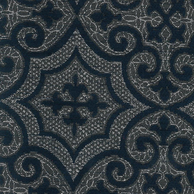Zanetti, Crest French Bleu, Upholstery Fabric