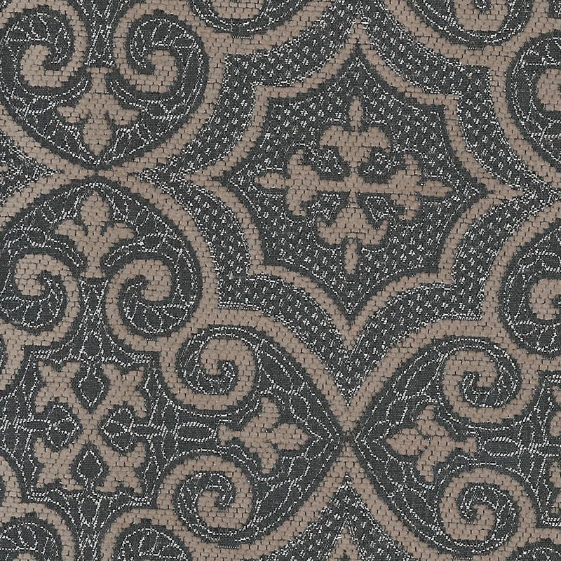 Zanetti, Crest Grey Linen, Upholstery Fabric