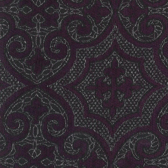 Zanetti, Crest Plum, Upholstery Fabric