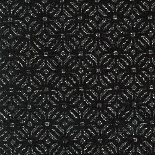 Zanetti, Daisy Black, Upholstery Fabric