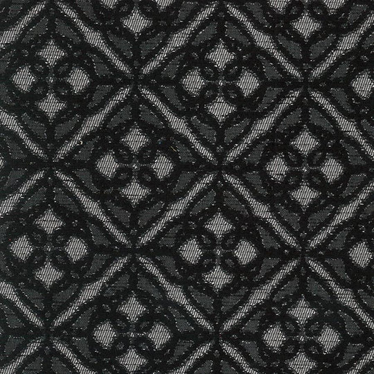 Zanetti, Diamond Black, Upholstery Fabric