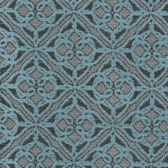 Zanetti, Diamond Blue Canard, Upholstery Fabric