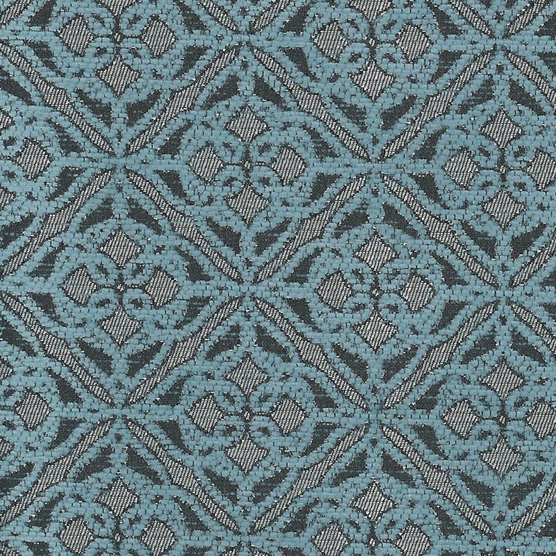 Zanetti, Diamond Blue Canard, Upholstery Fabric
