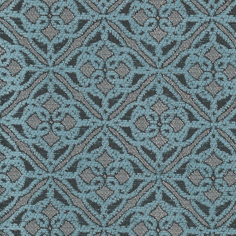 Zanetti, Diamond Blue Canard, Upholstery Fabric