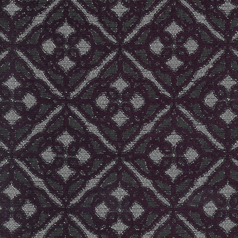 Zanetti, Diamond Plum, Upholstery Fabric